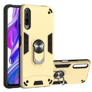 For Huawei Y9s / Honor 9 2 in 1 Armour Series PC + TPU Protective Case with Ring Holder(Gold) (OEM)