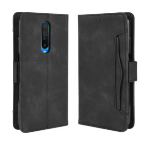 For Xiaomi Redmi K30 Wallet Style Skin Feel Calf Pattern Leather Case with Separate Card Slots & Holder & Wallet & Photo Frame(Black) (OEM)