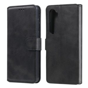 For Xiaomi Mi Note 10 Lite Classic Calf Texture PU + TPU Horizontal Flip Leather Case, with Holder & Card Slots & Wallet(Black) (OEM)