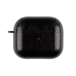 Wireless Earphone Leather Shockproof Protective Case for AirPods 3(Black) (OEM)