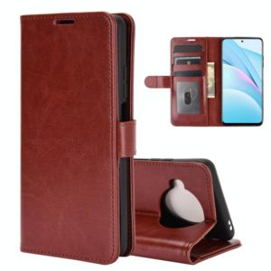 For Xiaomi Mi 10T Lite R64 Texture Single Horizontal Flip Protective Case with Holder & Card Slots & Wallet& Photo Frame(Brown) (OEM)