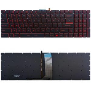 US Version Keyboard with Backlight for MSI GT62 GT72 GE62 GE72 GS60 GS70 GL62 GL72 GP62 GT72S GP72 GL63 GL73 (Red) (OEM)