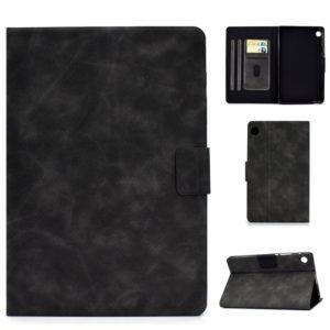 For Huawei MatePad T8 Cowhide Texture Horizontal Flip Leather Case with Holder & Card Slots & Sleep / Wake-up Function(Grey) (OEM)