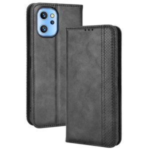 For UMIDIGI A13 / A13 Pro / A13S Magnetic Buckle Retro Crazy Horse Leather Phone Case(Black) (OEM)