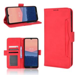 For Nokia C21 Skin Feel Calf Pattern Leather Phone Case(Red) (OEM)