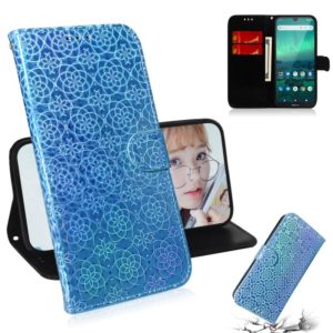 For Nokia 1.3 Solid Color Colorful Magnetic Buckle Horizontal Flip PU Leather Case with Holder & Card Slots & Wallet & Lanyard(Blue) (OEM)