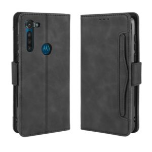 For Motorola Moto G8 Power Wallet Style Skin Feel Calf Pattern Leather Case ，with Separate Card Slot(Black) (OEM)