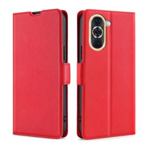For Huawei nova 10 Ultra-thin Voltage Side Buckle Horizontal Flip Leather Phone Case(Red) (OEM)