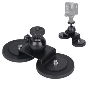 Car Suction Cup Mount Bracket for GoPro Hero11 Black / HERO10 Black / HERO9 Black / HERO8 Black /7 /6 /5 /5 Session /4 Session /4 /3+ /3 /2 /1, Xiaoyi and Other Action Cameras, Size: L(Black) (OEM)
