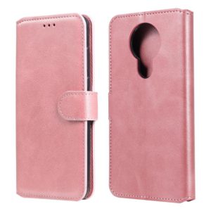 For Nokia 3.4 / 7.3 Classic Calf Texture PU + TPU Horizontal Flip Leather Case, with Holder & Card Slots & Wallet(Rose Gold) (OEM)
