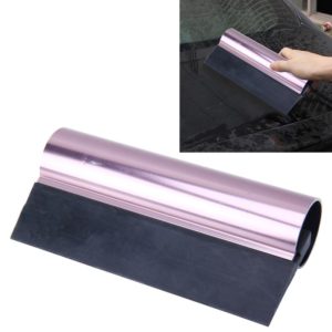 Car Auto Body Surface Window Wrapping Film Black Rubber Scraper Sticker Tool Black with Pink Metal Handle (OEM)