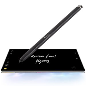 Capacitive Touch Screen Stylus Pen for Galaxy Note20 / 20 Ultra / Note 10 / Note 10 Plus(Black) (OEM)