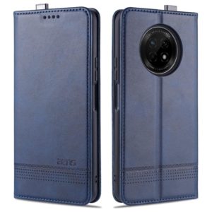 For Huawei Enjoy 20 Plus 5G AZNS Magnetic Calf Texture Horizontal Flip Leather Case with Card Slots & Holder & Wallet(Dark Blue) (AZNS) (OEM)
