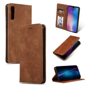 Retro Skin Feel Business Magnetic Horizontal Flip Leather Case for Xiaomi 9 SE(Brown) (OEM)