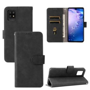 For Sharp Air Zero6 Solid Color Skin Feel Magnetic Buckle Horizontal Flip Calf Texture PU Leather Case with Holder & Card Slots & Wallet(Black) (OEM)