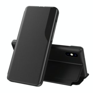 For iPhone X / XS Attraction Flip Holder Leather Phone Case(Black) (OEM)