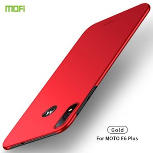 For MOTO E6 Plus MOFI Frosted PC Ultra-thin Hard Case(Red) (MOFI) (OEM)