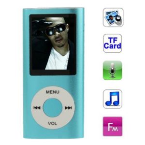 1.8 inch TFT Screen Metal MP4 Player with TF Card Slot, Support Recorder, FM Radio, E-Book and Calendar (OEM)