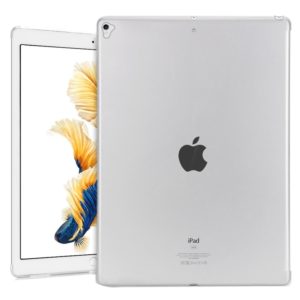 For iPad Pro 12.9 inch (2017) Transparent TPU Chipped Edge Soft Protective Back Cover Case(Transparent) (OEM)