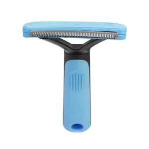 Pet Automatic Hair Removal Comb Curved Cat and Dog Open-knot Comb(Blue) (OEM)