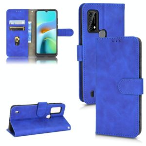 For Blackview A50 Skin Feel Magnetic Flip Leather Phone Case(Blue) (OEM)