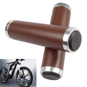 Retro Bicycle Leather Grip Cover Mountain Bike Comfortable Cowhide Grip Cover, Colour: HG005 Ordinary (OEM)