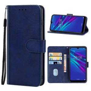 For Huawei Enjoy 9e Leather Phone Case(Blue) (OEM)