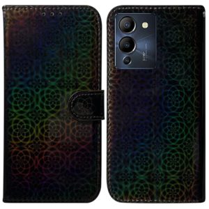 For Infinix Note 12 G96/X670 Colorful Magnetic Buckle Leather Phone Case(Black) (OEM)