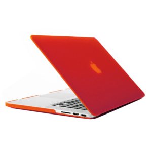 Laptop Frosted Hard Plastic Protection Case for Macbook Pro Retina 13.3 inch(Red) (OEM)