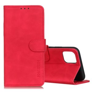 For Galaxy S10 Lite / A91 KHAZNEH Retro Texture PU + TPU Horizontal Flip Leather Case with Holder & Card Slots & Wallet(Red) (OEM)
