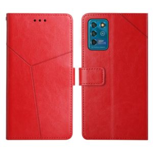 For ZTE Blade V30 Vita Y Stitching Horizontal Flip Leather Phone Case(Red) (OEM)