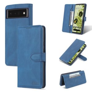 For Google Pixel 6 AZNS Dream Second Generation Skin Feel Horizontal Flip Phone Leather Case(Blue) (AZNS) (OEM)
