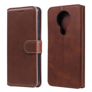 For Nokia 3.4 / 7.3 Classic Calf Texture PU + TPU Horizontal Flip Leather Case, with Holder & Card Slots & Wallet(Brown) (OEM)