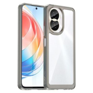 For Honor X40i Colorful Series Acrylic + TPU Phone Case(Transparent Grey) (OEM)