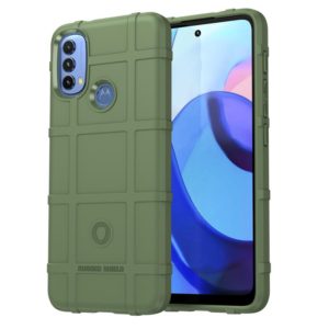 For Motorola Moto E20 / E30 / E40 Full Coverage Shockproof TPU Phone Case(Green) (OEM)