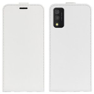 For TCL 30T R64 Texture Single Vertical Flip Leather Phone Case(White) (OEM)