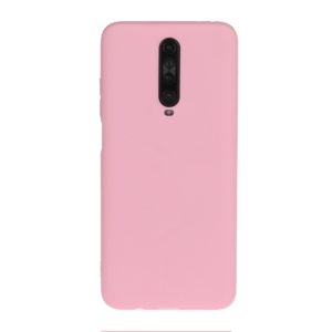 For Xiaomi Redmi K30 Solid Color Frosted TPU Phone Case(Magenta) (OEM)