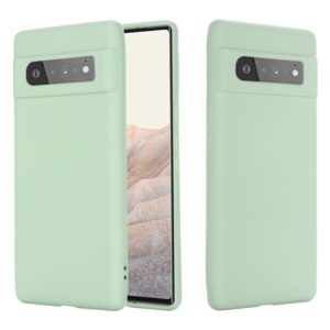 Pure Color Liquid Silicone Shockproof Full Coverage Case For Google Pixel 6 Pro(Green) (OEM)