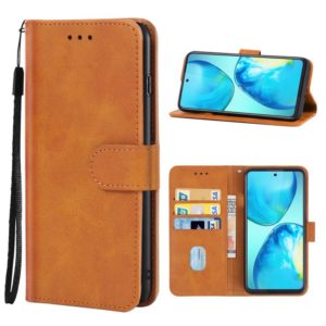 For Infinix Note 10 Pro Leather Phone Case(Brown) (OEM)