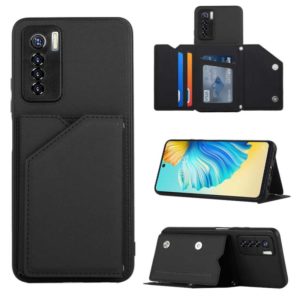 For Tecno Camon 17 Pro Skin Feel PU + TPU + PC Phone Case(Black) (OEM)