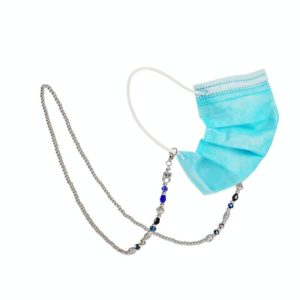 Mask Anti-Lost Lanyard Round Beads Retro Mask Lanyard Colorful Bead Necklace Chain (OEM)