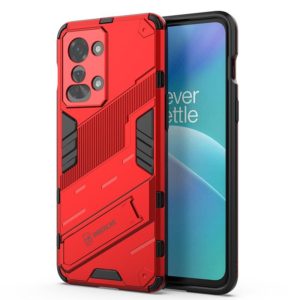 For OnePlus Nord 2T Punk Armor 2 in 1 PC + TPU Phone Case(Red) (OEM)