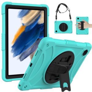 For Samsung Galaxy Tab A8 10.5 2021 Rotary Grab Silicone + PC Tablet Case(Mint Green) (OEM)
