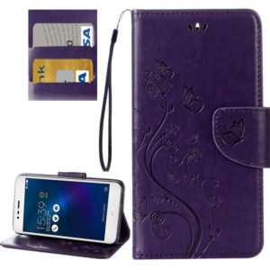 For Asus Zenfone 3 Max / ZC520TL Butterflies Love Flowers Embossing Horizontal Flip Leather Case with Holder & Card Slots & Wallet & Lanyard (OEM)