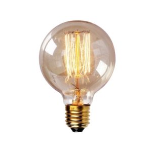 E27 40W Retro Edison Light Bulb Filament Vintage Ampoule Incandescent Bulb, AC 220V(G95 Filament) (OEM)