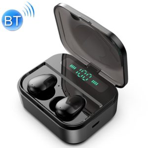 X7 TWS V5.0 Binaural Wireless Stereo Bluetooth Headset with Charging Case and Digital Display(Black) (OEM)