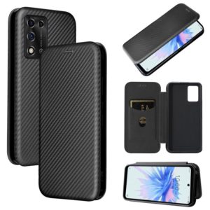 For ZTE Libero 5G II Carbon Fiber Texture Horizontal Flip Leather Phone Case(Black) (OEM)