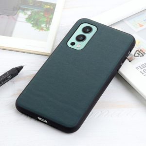 For OnePlus Nord 2 5G Lambskin Texture Protective Case(Green) (OEM)