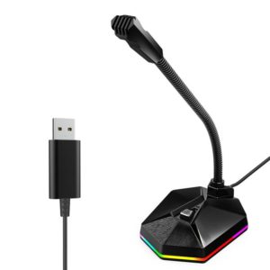 Metal Hose Meeting Desktop Microphone, Spec: USB Version (Black) (OEM)
