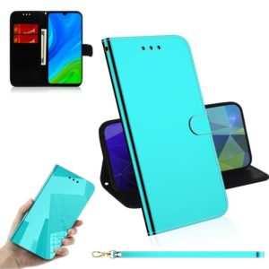 For Huawei P Smart 2020 Lmitated Mirror Surface Horizontal Flip Leather Case with Holder & Card Slots & Wallet & Lanyard(Mint Green) (OEM)